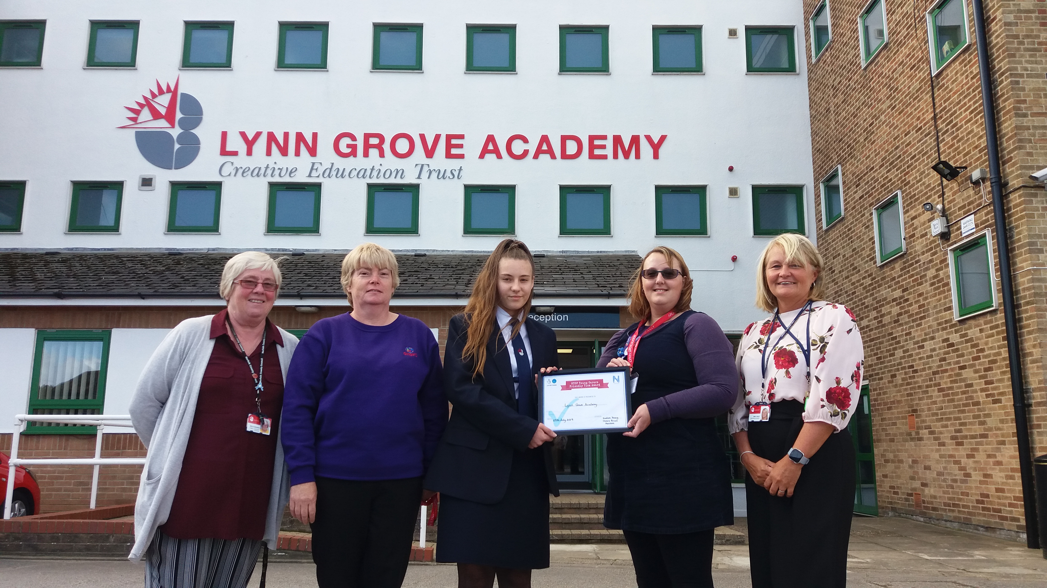 Lynn Grove Academy Have Work With Young Carers Recognised Caring Together