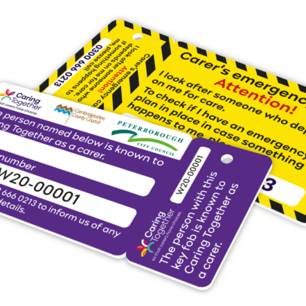 Carer's emergency card