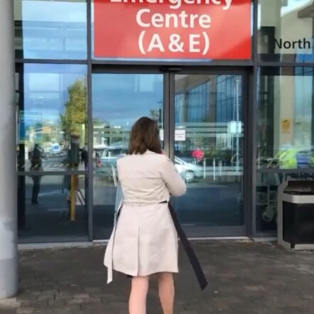 Peterborough City Hospital entrance