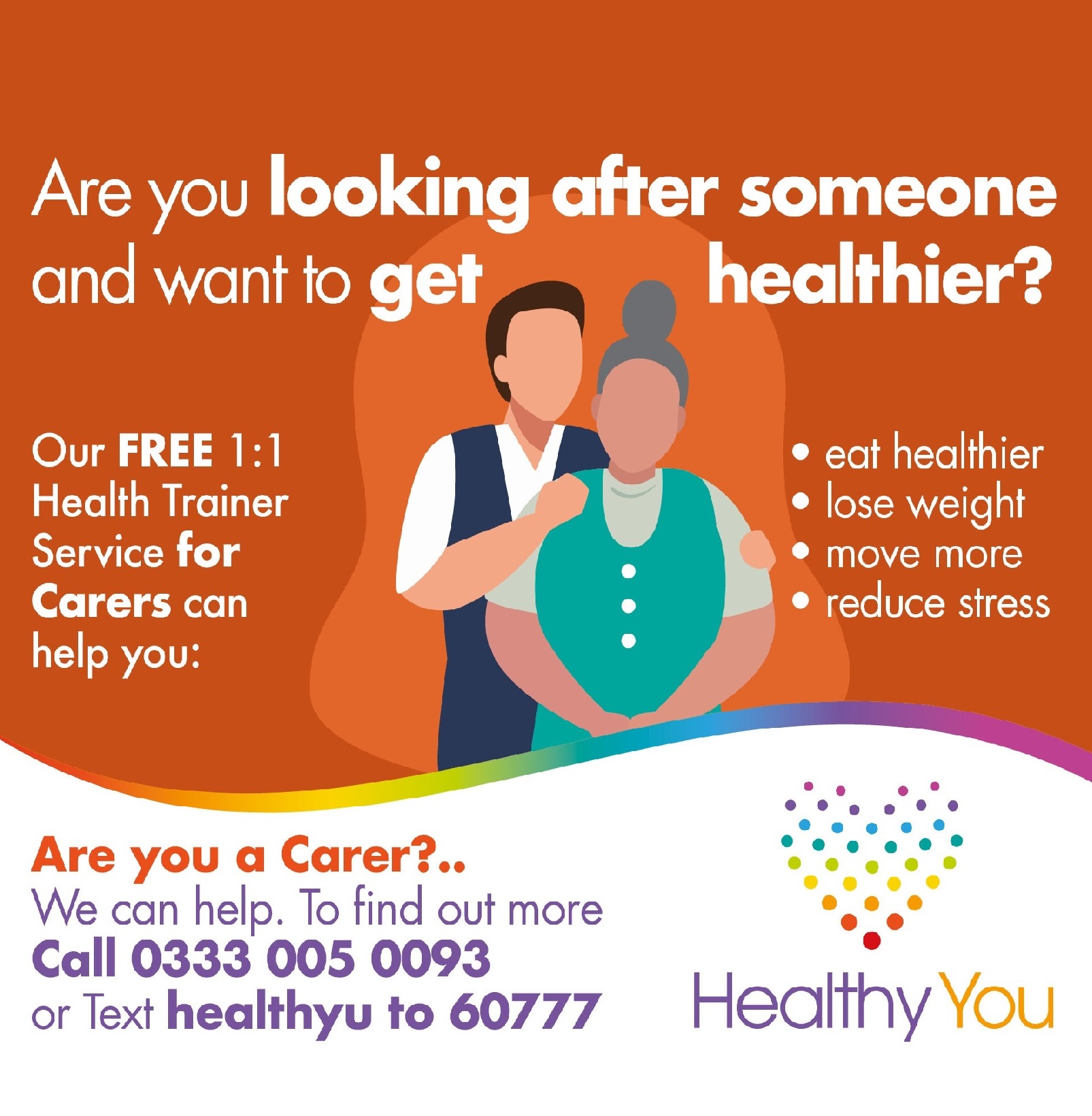 Support to take small steps to a healthier you - Caring Together