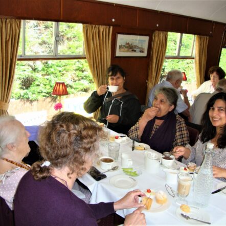 Carers and people they care for at Carriages of Cambridge