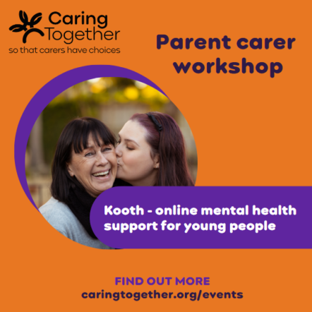 Parent carer workshop on Kooth