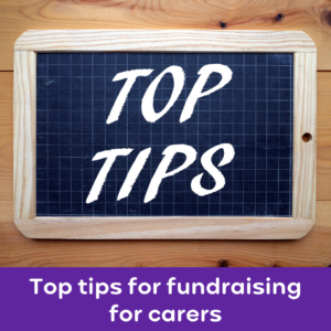 Top tips for fundraising for carers