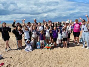 Young carers at the beach, Summer 2024